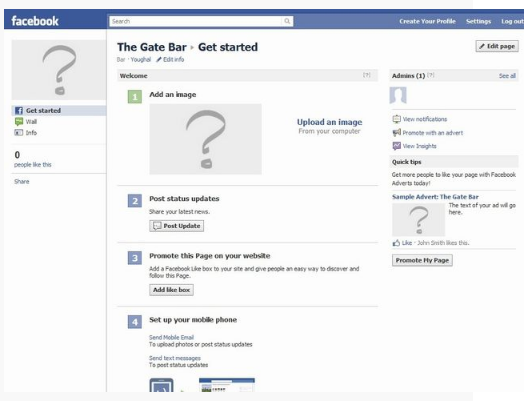 how to create a fb account for a business