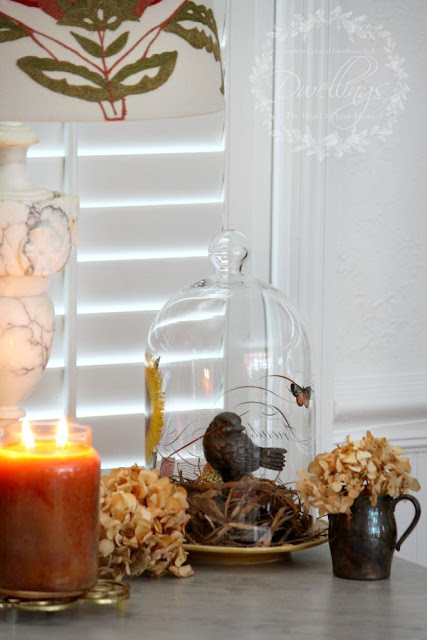 Fall in the great room ... Fall Home Tour 2015 ~ DWELLINGS - The Heart of Your Home