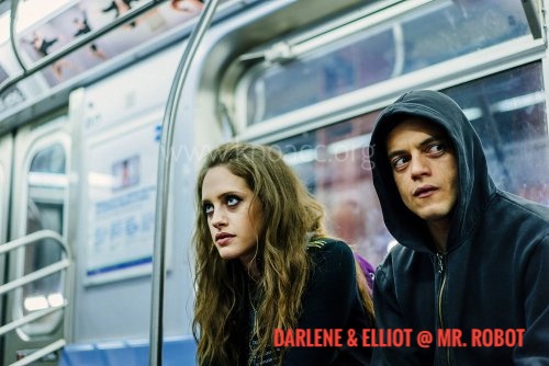 ilustrasi: Darlene dan Elliot dalam Mr. Robot