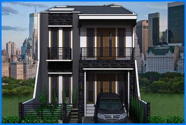 60 Desain Rumah Minimalis 2 Lantai Type 36