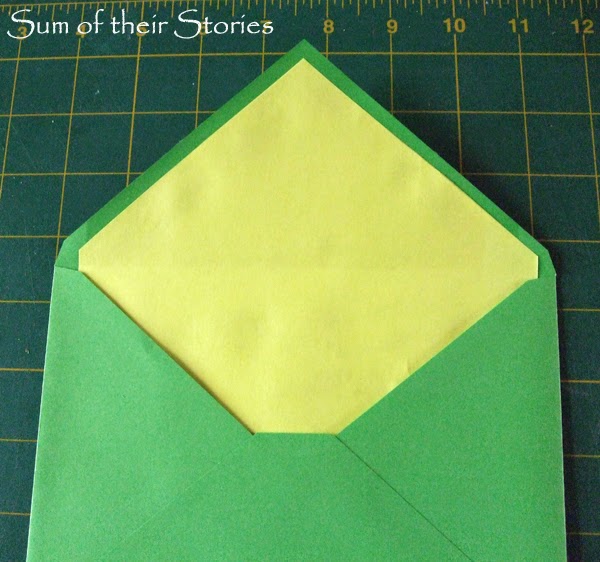 paper cutting to make envelopes fancy