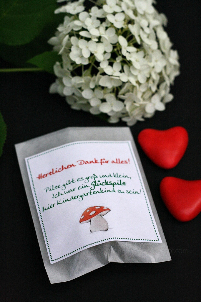 Frollein Pfau Diy Geschenk Zum Kitaabschied Creadienstag