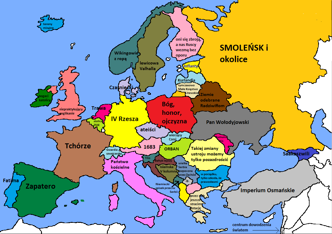 Mapa Konturowa Europy Z Nazwami Państw İsimsiz — MAPA EUROPY