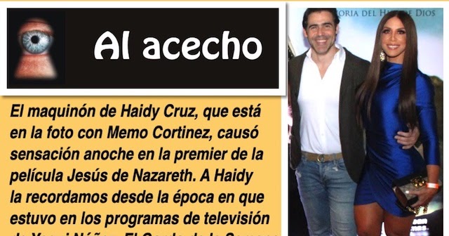 JOSEPH CACERES: HAIDY CRUZ