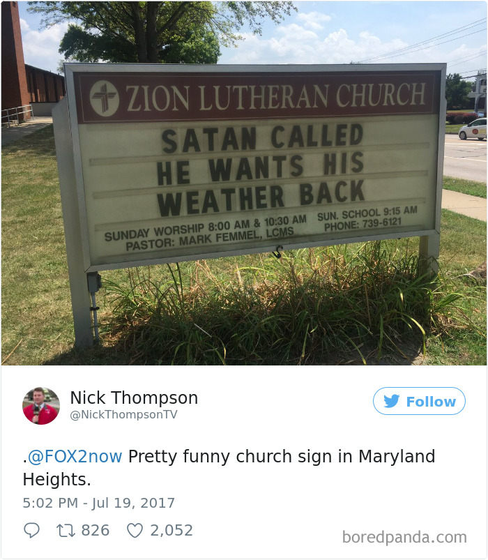 30 Humorous Church Signs That Made Us Laugh And Think At The Same Time
