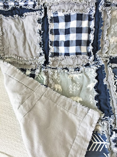 Oh Little Bear Little Bear Baby Boy Crib Bedding And Rag Quilts
