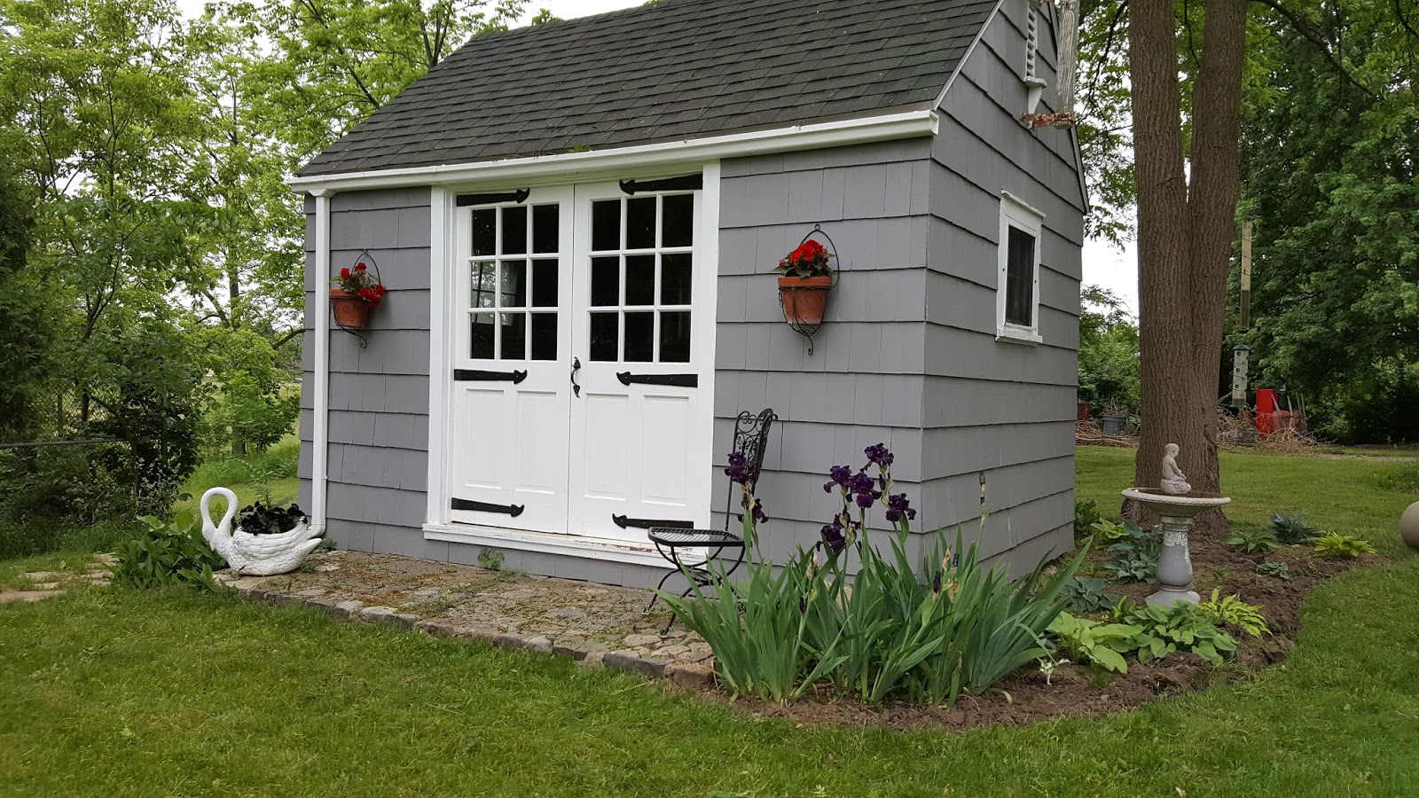Gear Acres Garden Shed Before and After