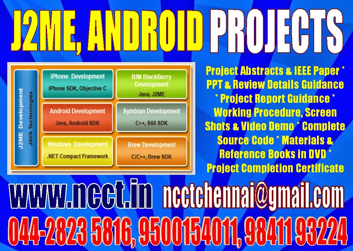 NCCT - PROJECT IMAGE GALLERY: NCCT Final Year Students Projects, IEEE ...