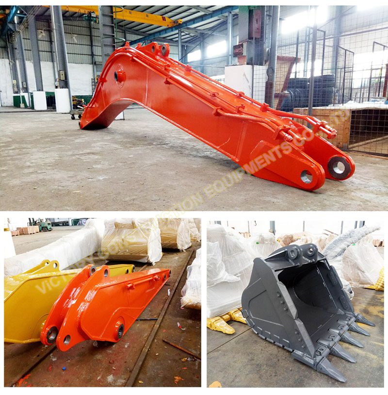 excavator long reach fronts, professional manufacturer in china Heavy