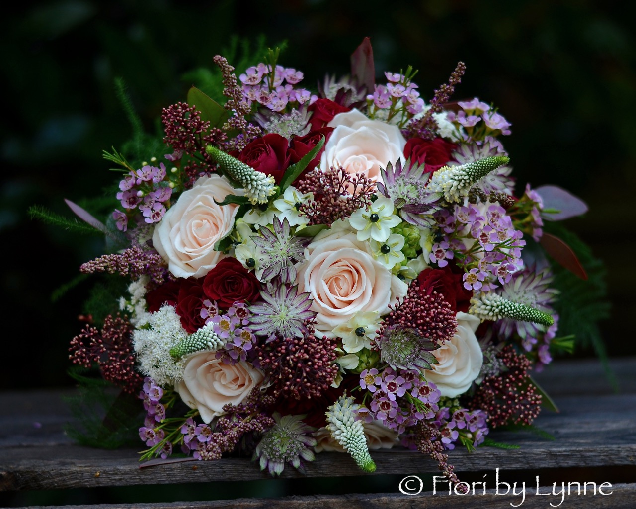Wedding Flowers Blog Ciara S Vintage Cream And Burgundy Wedding