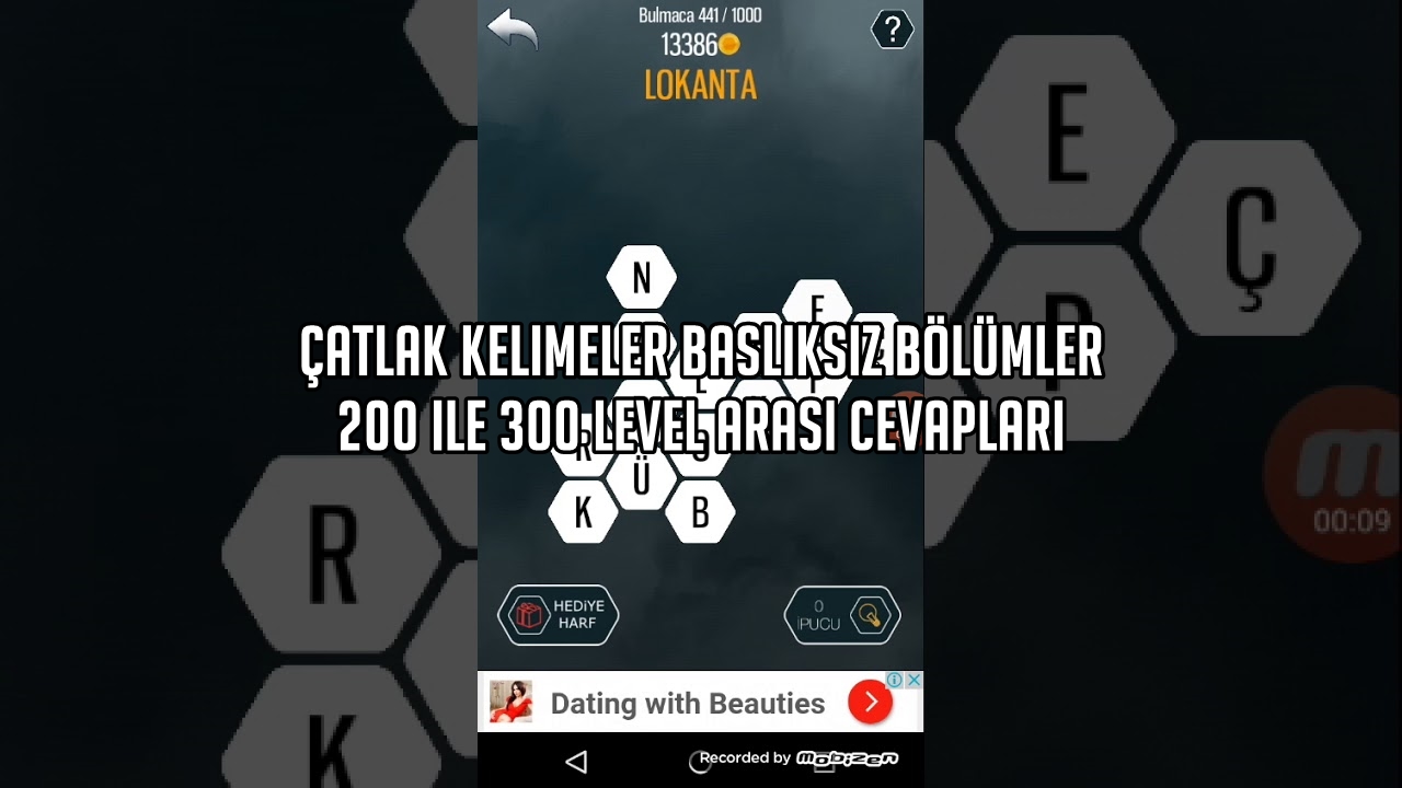 Catlak Kelimeler Basliksiz Bölümler 1 ile 100 Level Arasi Cevaplar Catlak Kelimeler Basliksiz Bölümler 1 ile 100 Level Arasi Cevaplari