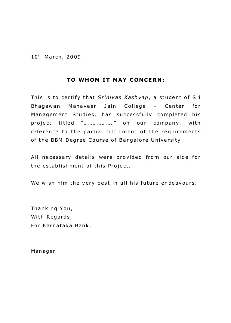 Internship Completion Certificate Scribd India