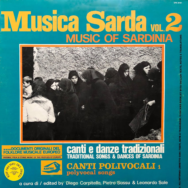 Musica Sarda musique sarde traditionnelle polyphonies polyphony anthology of religious polyvocal music from Sardinia (Sarda)