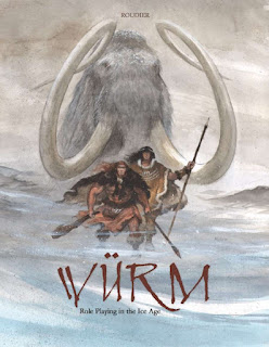 http://www.drivethrurpg.com/product/196205/Wurm--Roleplaying-in-the-Ice-Age-Wurm