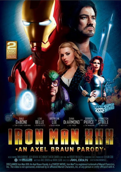 Poster of (18+) Iron Man XXX An Axel Braun Parody (2013) English 720p HDRip Free Download