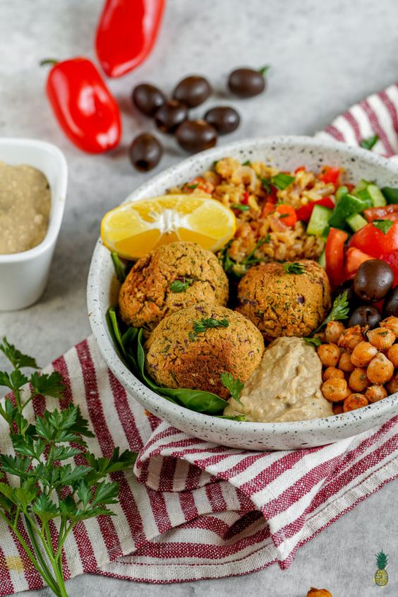 Vegan Mediterranean Buddha Bowl How to Cakes Recipes