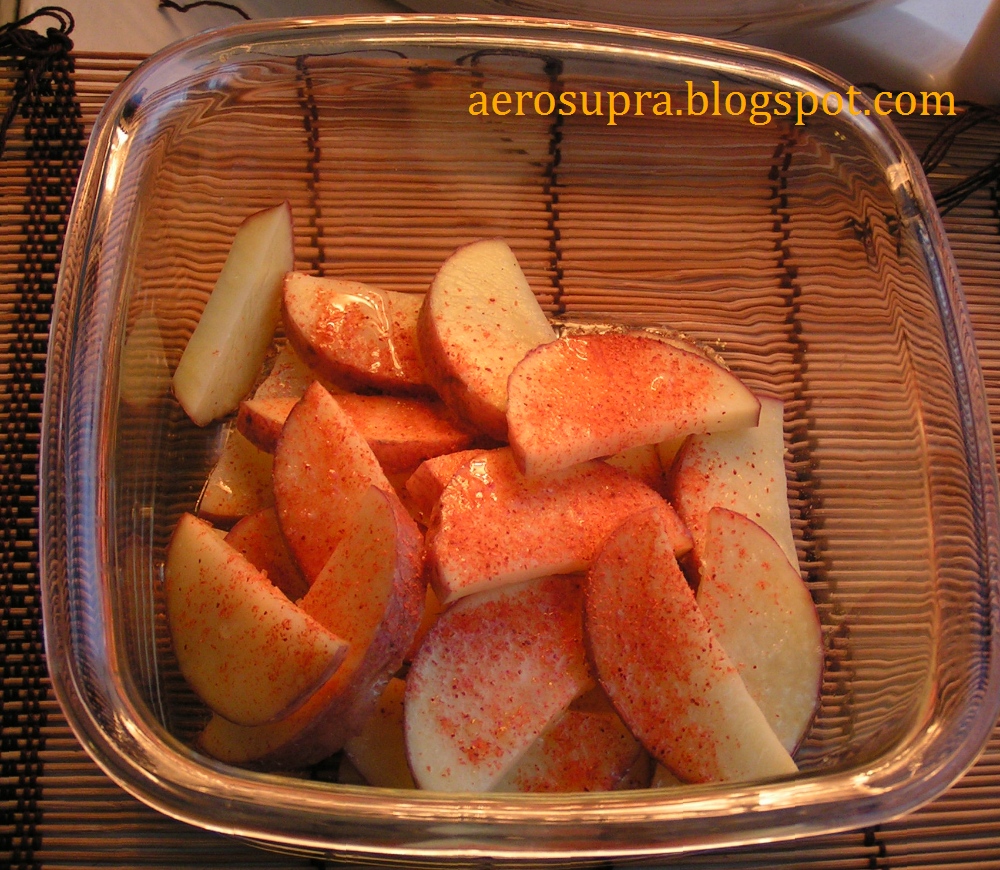 Картошка по-деревенски в аэрогриле - Аэрогриль Супра AGS-1241 - www ...