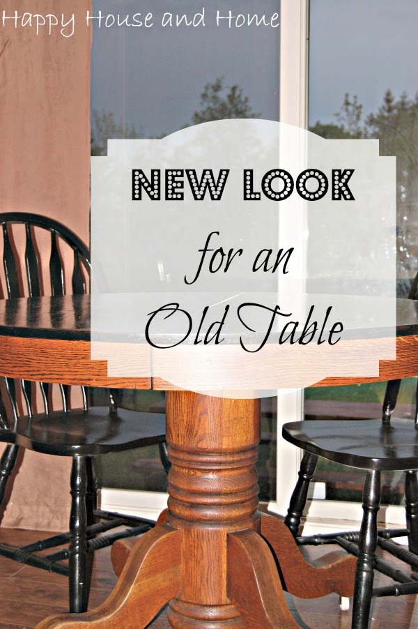 Make an OLD table like NEW! Thriifty Decor Chick