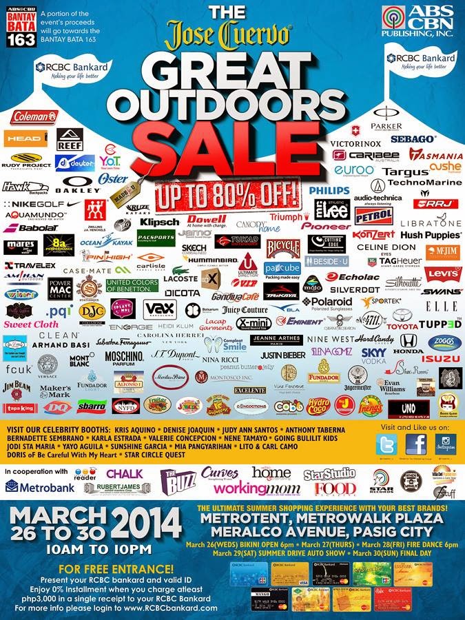 Manila Life The Great Outdoors Sale happens at the Metrotent!