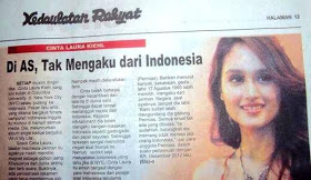 Cinta Laura Tak Mau Mengakui Indonesia