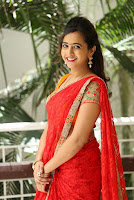 Lasya Saree Photos at Raja Meeru Keka Promotion TollywoodBlog