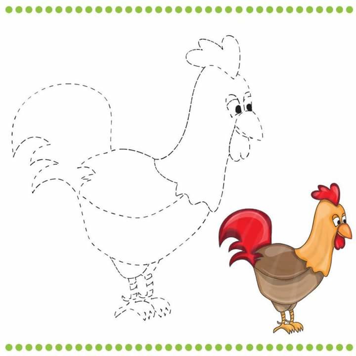 Drawing Animals for Preschool and First Grade 1 2 3 - Raste-enblog