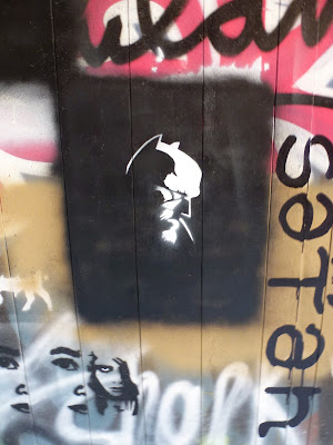 Batman, Barcelona, Streetart, Stencil