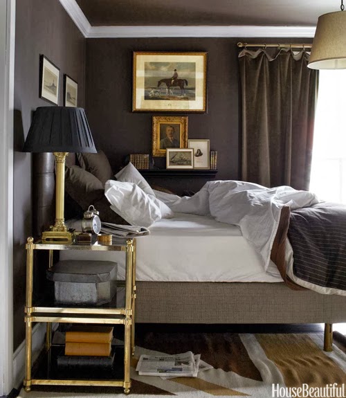 Dark Grey Masculine Bedroom