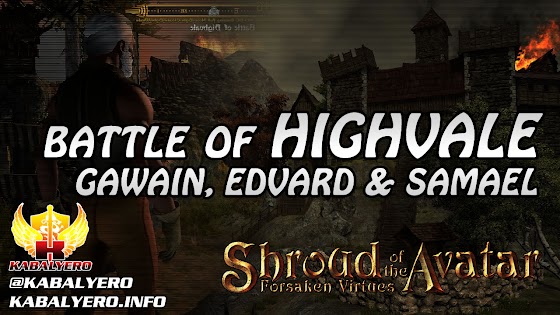 Battle Of Highvale ★ Gawain, Edvard The Bard & Samael The Healer ★ Shroud of the Avatar Gameplay
