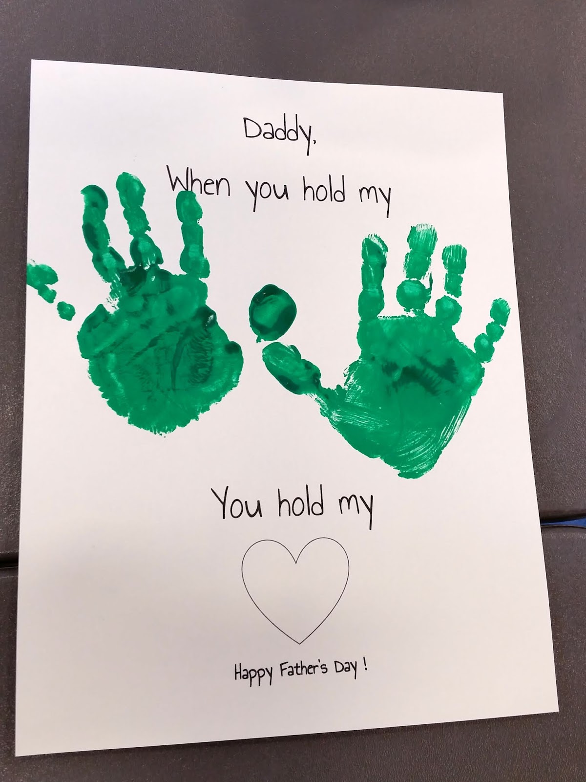 fathers day hand prints