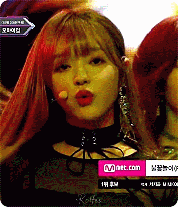 오늘의 엠카 오마이걸 유아.gif | 인스티즈