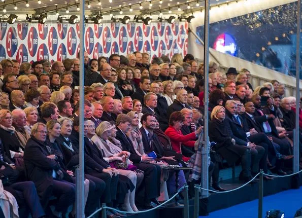 Queen Maxima wore Natan Silk Dress, Trouser and Top from the new couture collection. Queen Maxima at Freedom concert 