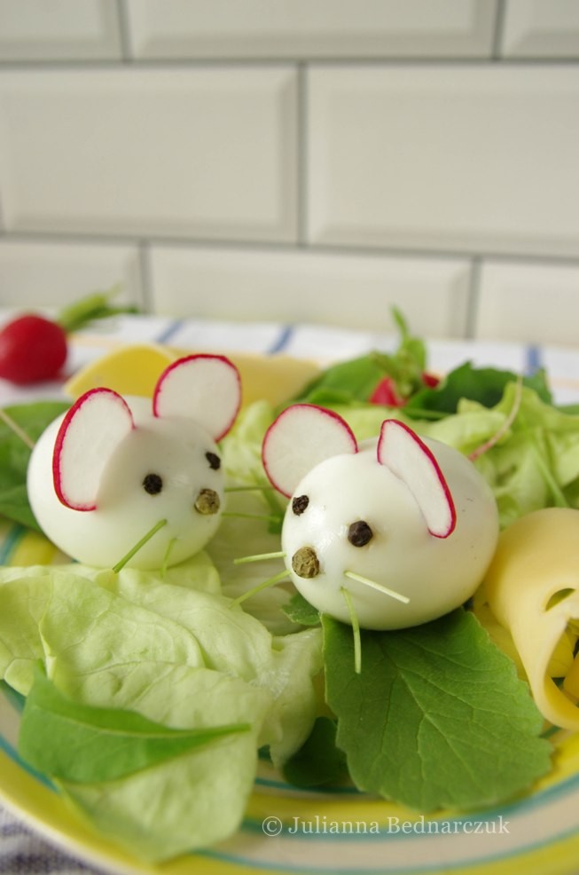 Obiad gotowy!: Myszka Franciszka (z jajka)