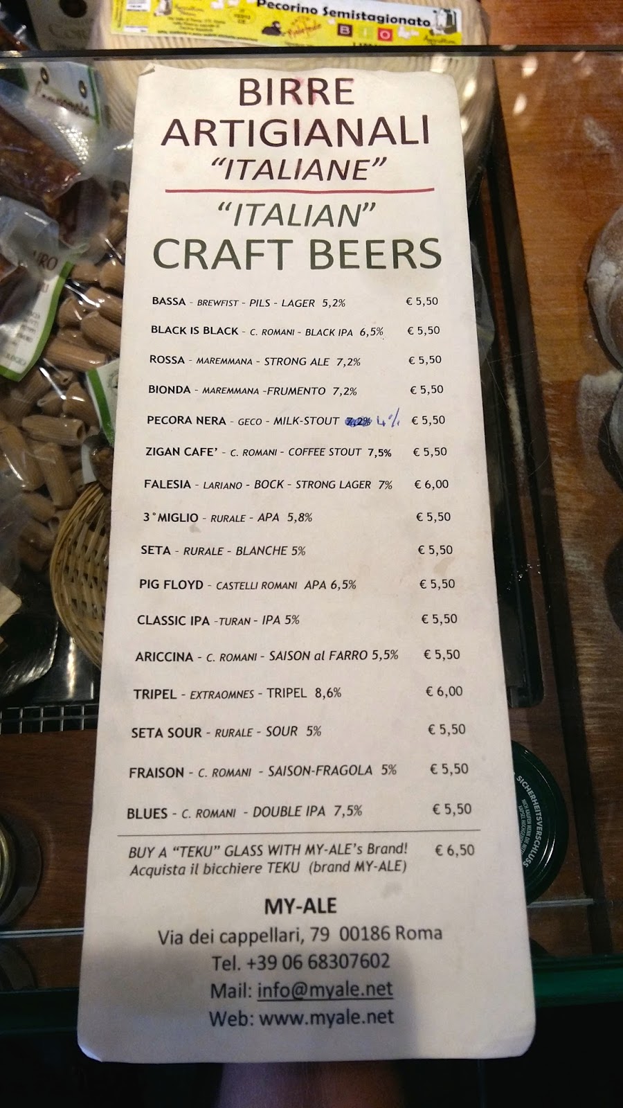 Maukasta Sapuskaa Rome and Beer