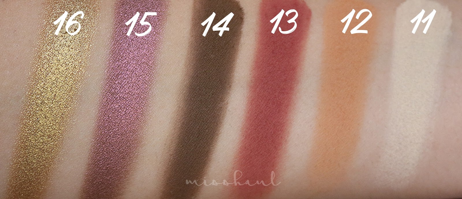 purobio ombretti swatches