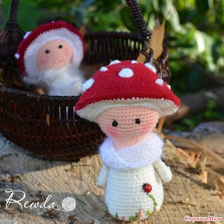 PATRON GRATIS MUÑECO HONGO AMIGURUMI 32258