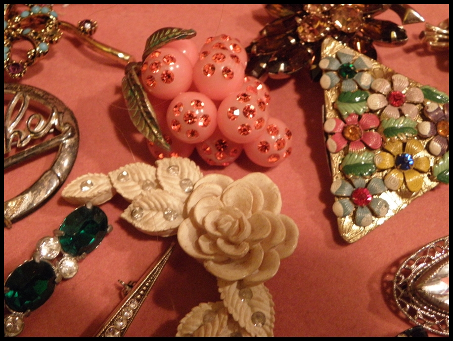 A Glittery Vintage Plethora-A Brooch a Day: March 2012