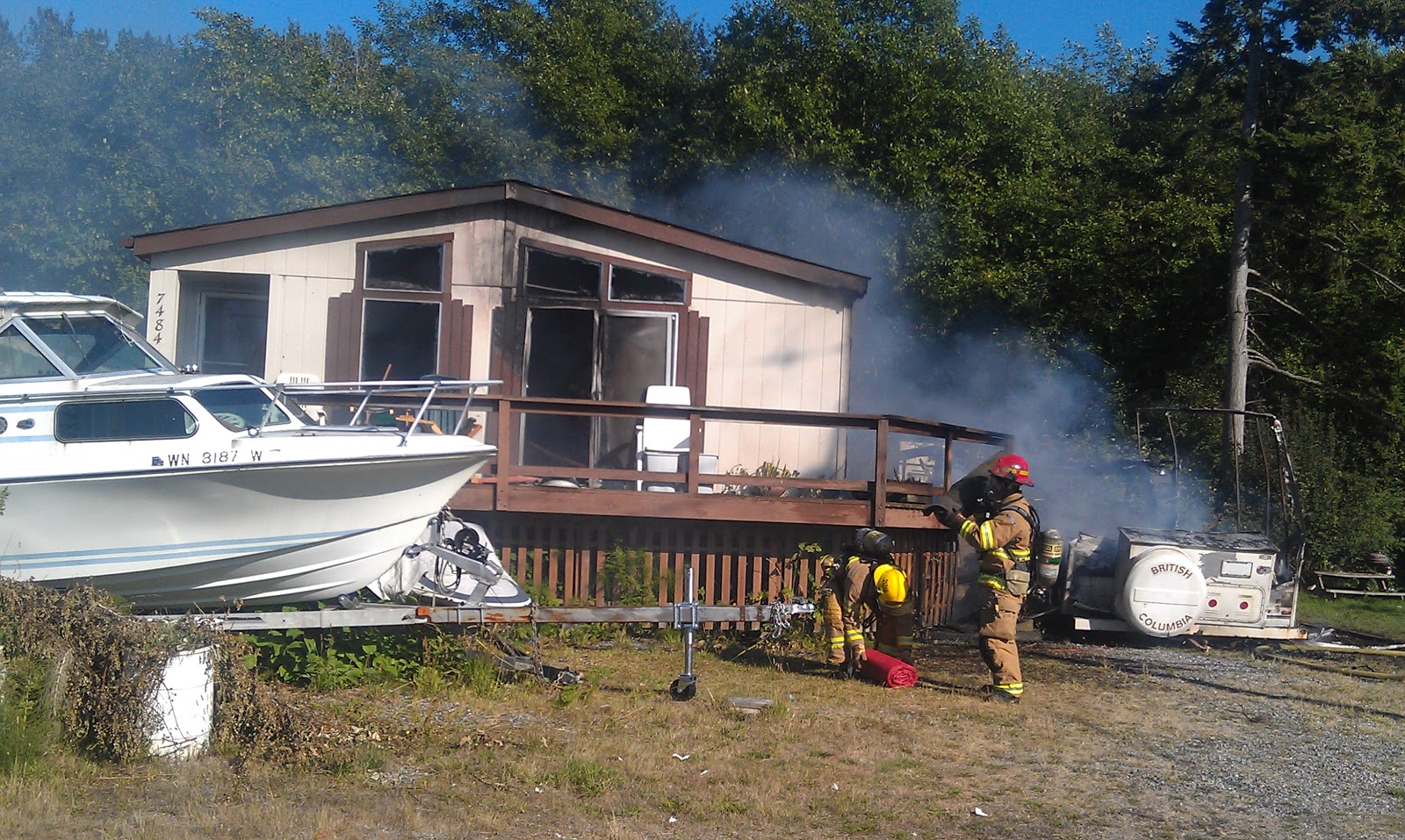 Eclectic (at Best) Fire at Birch Bay