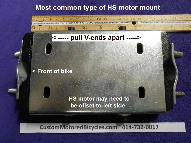 Motorized Bicycle Blog - Freestyle: Installing HS 7G Motor and T-Belt Drive