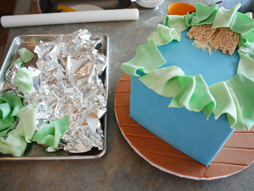 cómo hacer que la culata de un bebé bebé ducha pastel de caja de regalo 