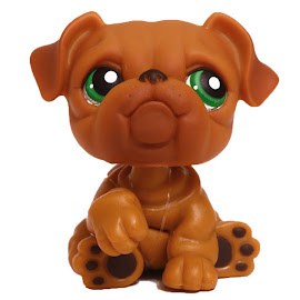 Littlest Pet Shop Purse Bulldog (#180) Pet