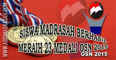 Siswa Madrasah Raih Medali OSN 2015