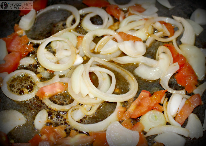 How Onions and Tomatoes are needed when making Sauteed Salmon