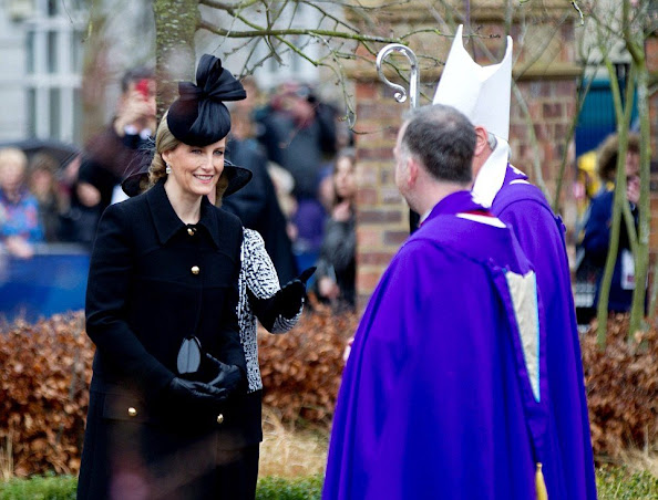 Sophie, Countess of Wessex, attended the reinterment ceremony for King Richard III at Leicester Cathedral 