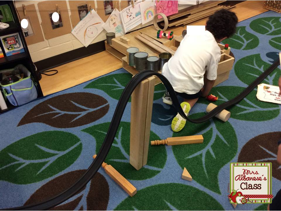 Mrs. Albanese's Kindergarten Class Exploring ramps and speed