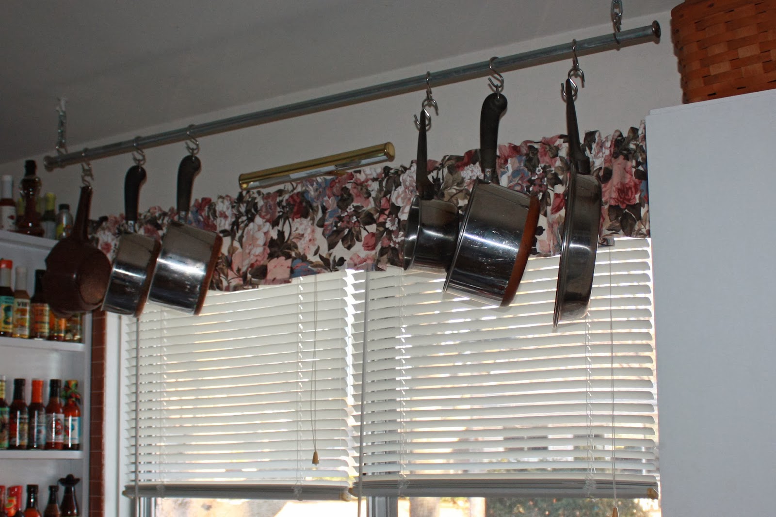 Not All Write DIY Hanging Pot Rack