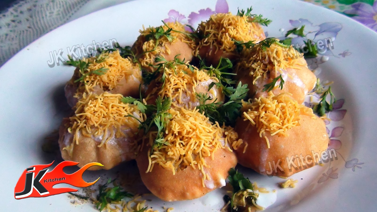 JK's Kitchen: Dahi Sev Puri Recipe by JK's Kitchen - Indian Chat