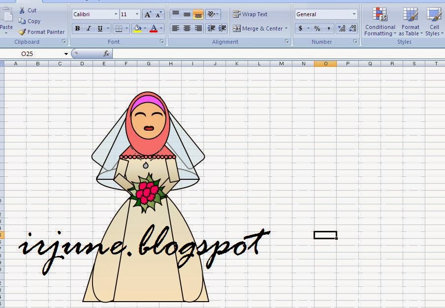 When Ijun Write: DIY: Doodle Dalam MS Excel
