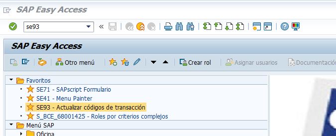 SAP Integral: Crear transacción a una tabla con Vista de Mantenimiento