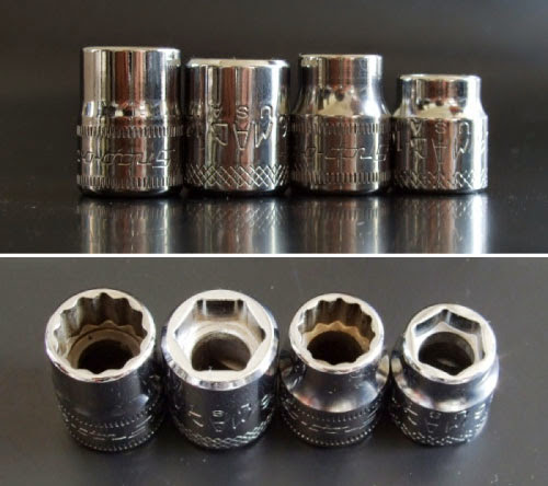 マックツールのスーパーショートソケット
とりあえず3/8”では一番短いソケットではないかと… マックツールMacToolsスーパーショートソケット